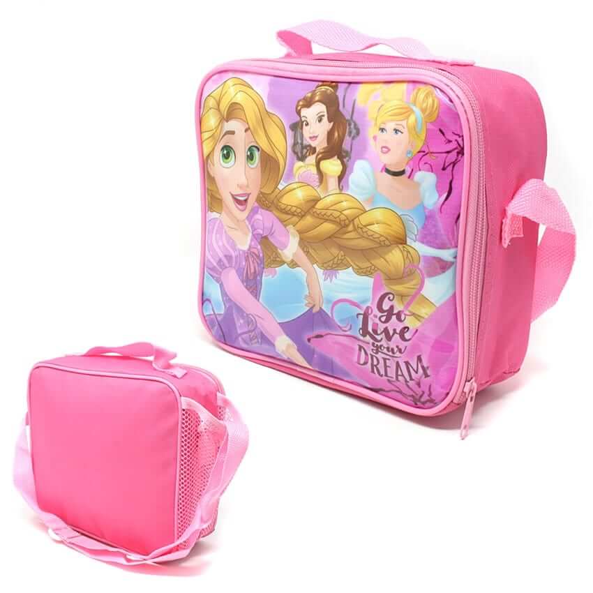 Princess Lunch Bag With Side Pocket And Shoulder Strap 